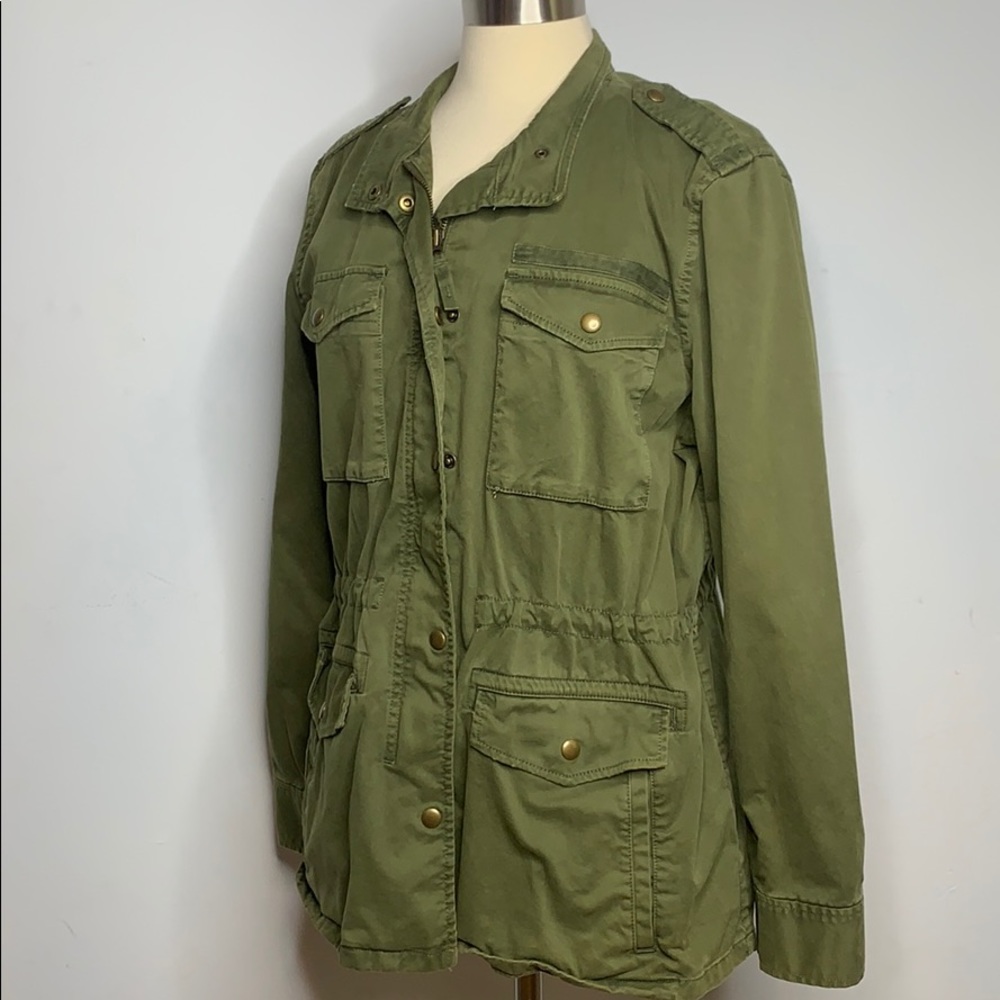 Gap Women's Olive Green Utility Jacket - image 2
